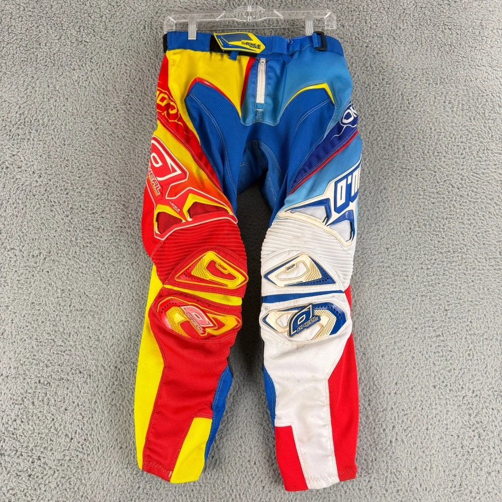 Vintage ONeal Hardwear Motocross Pants Mens 30 Multicolor MX Racing‎ Gear